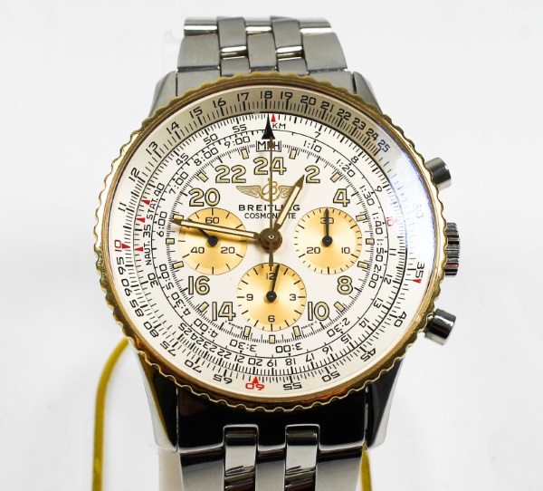 Breitling Cosmonaute Automatic Uhr Herren Armband aus Stahl